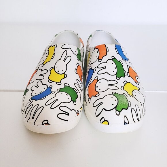 SKYS Croc Style Clogs with Miffy the Rabbit Print - Youth EU 34 - Picture 2 of 8